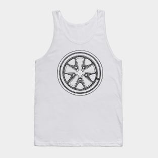 The iconic wheel of the german sports car Tank Top